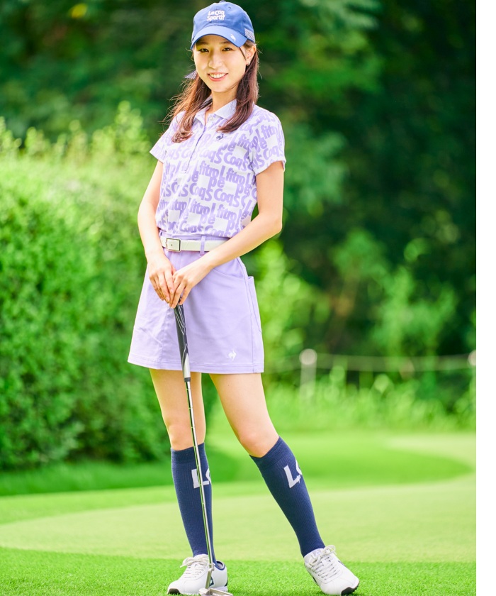 秋のゴルフは大人パープルで 公式 ルコックスポルティフ ゴルフ Le Coq Sportif Golf コーディネート デサントストア Descente Store