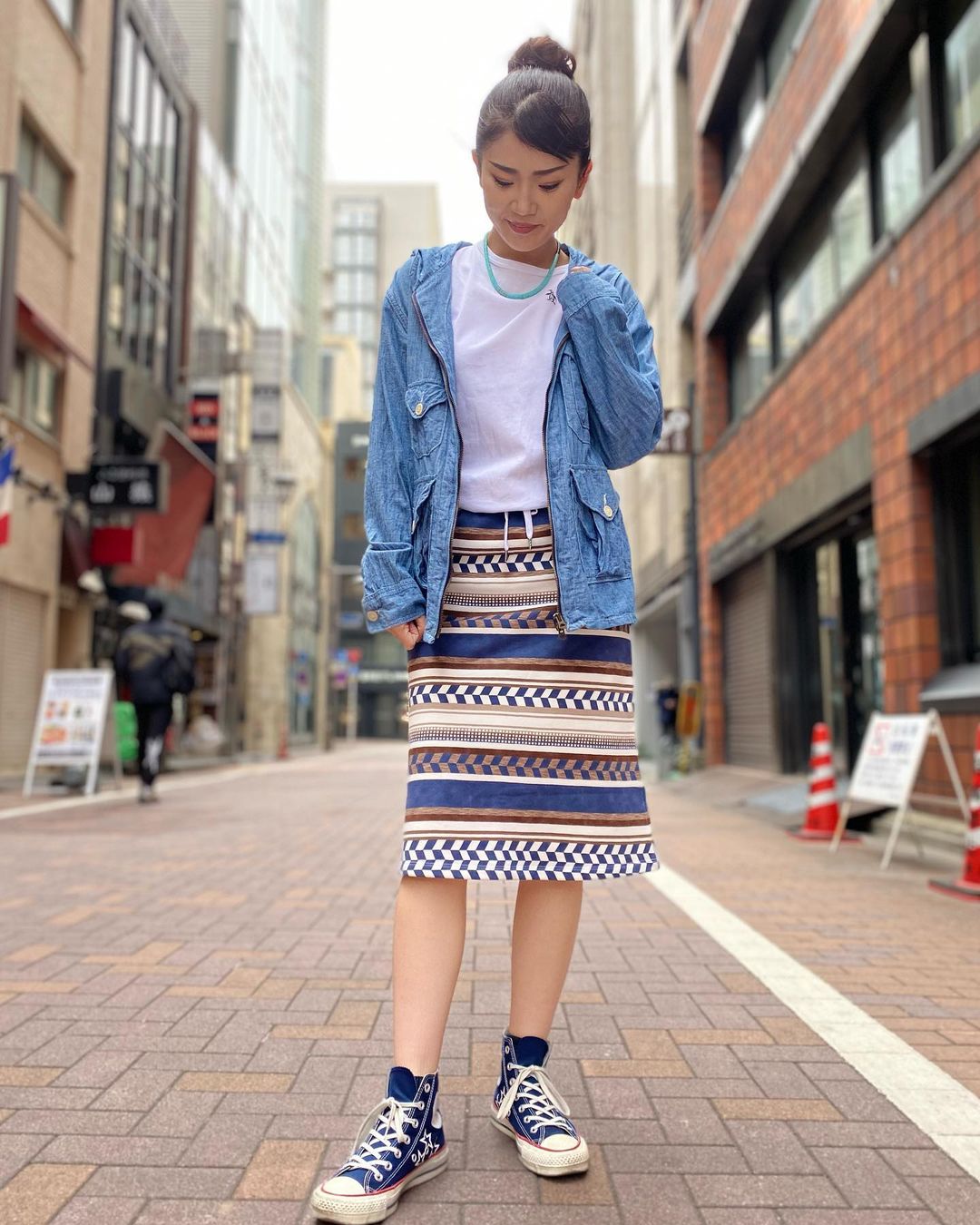 Munsingwear 360°ストレッチボックスプリーツスカート 9号