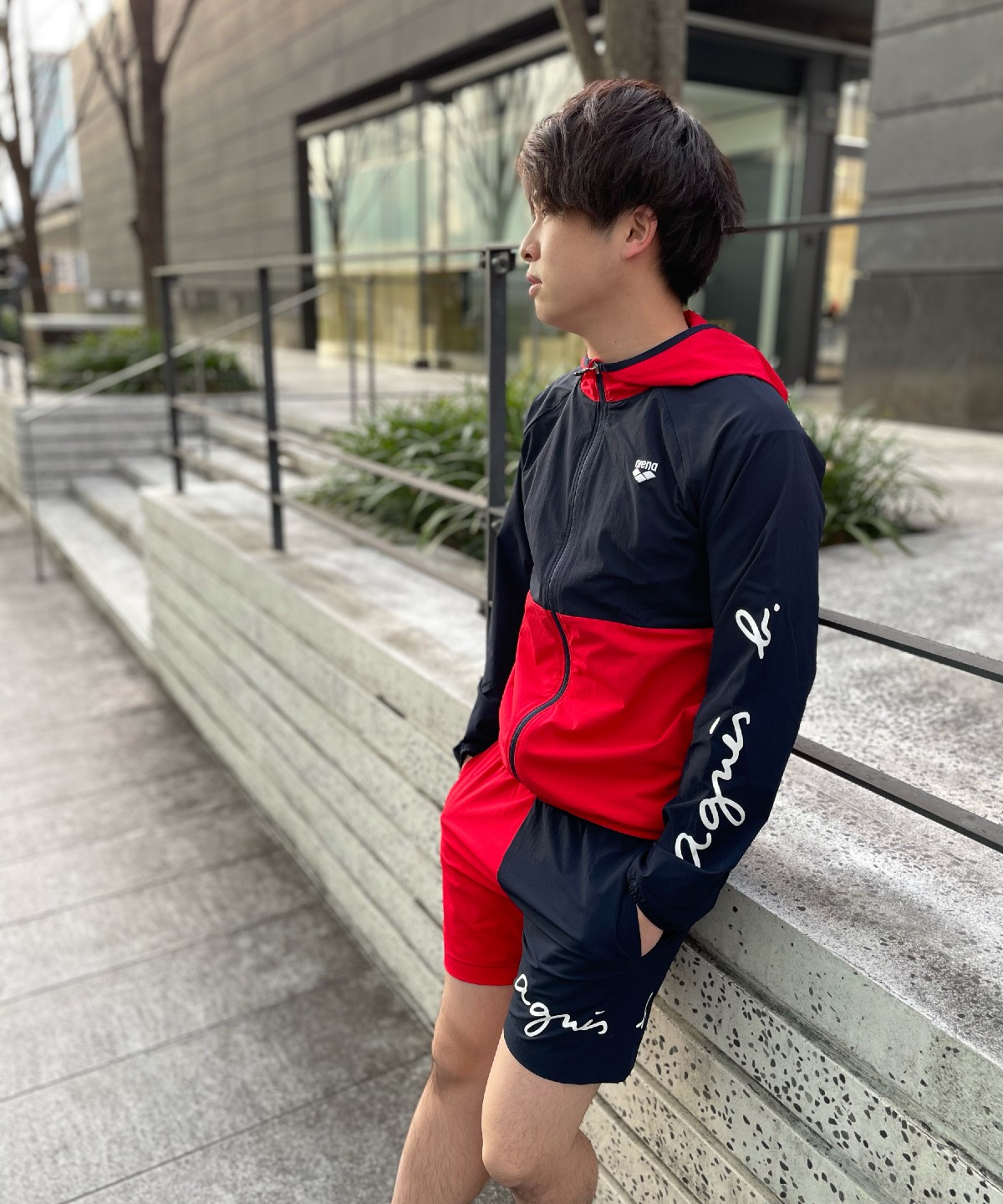 人気商品！！ アニエスべー × アリーナ スイムパーカー | www.italtras.com