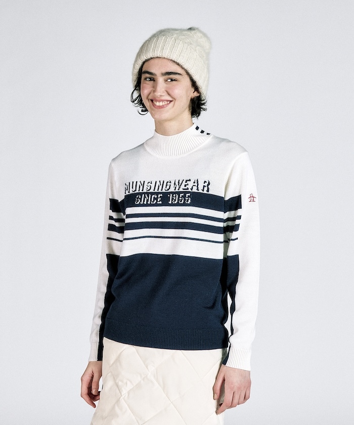 Munsingwear ジャカードハイネックセーター -デサントストア