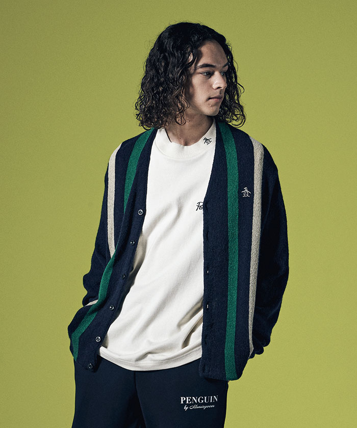 LINKS STRIPE CARDIGAN / リンクスストライプカーディガン