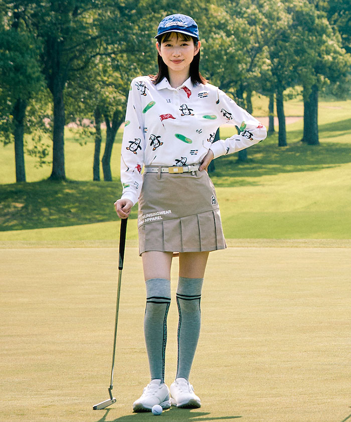 デサントゴルフコリア 韓国デサント ゴルフウェア レディース モック