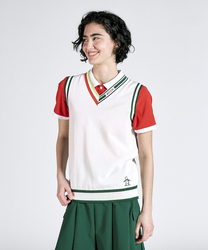 Munsingwear ビックペンギンニットベスト -デサントストア Munsingwear ビックペンギンニットベスト -デサントストア