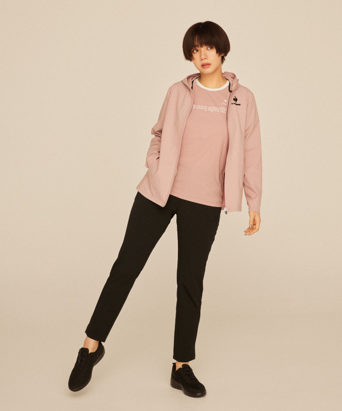 【池田エライザ着用】春らしいピンクのジャケットを使ったコーディネート