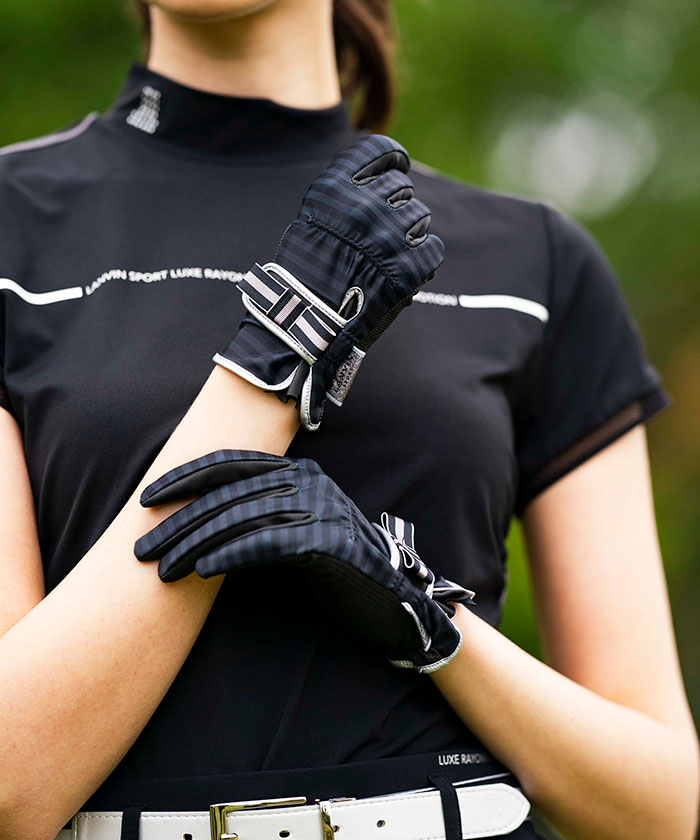 ストライプ両手用グログランリボングローブ デサント公式通販 デサントストア Descente Store