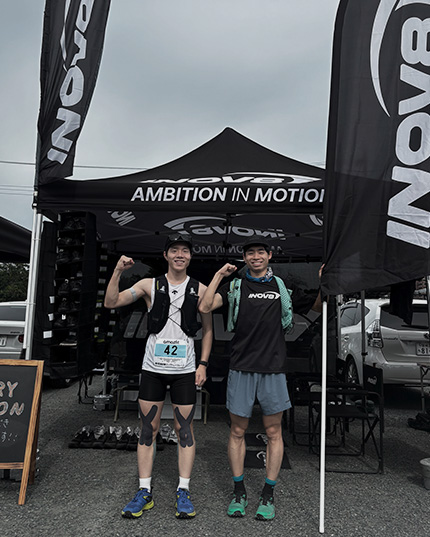 第4回奥武蔵ロングトレイル大会 トレランシューズ着用画像