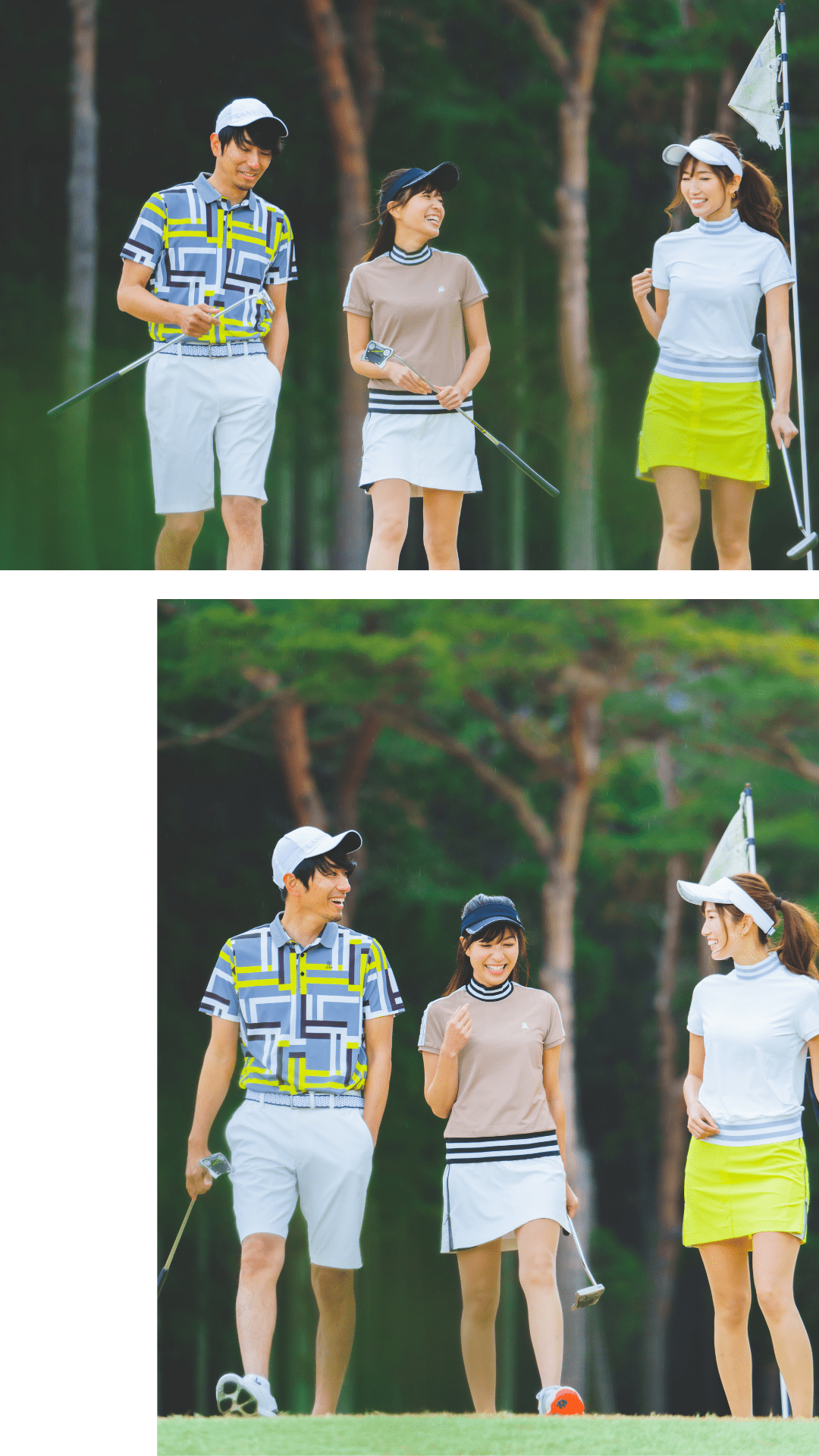 LANVIN SPORT】SUMMER GOLF OUTFITS VOL.1 LANVIN SPORT】SUMMER GOLF OUTFITS VOL.1