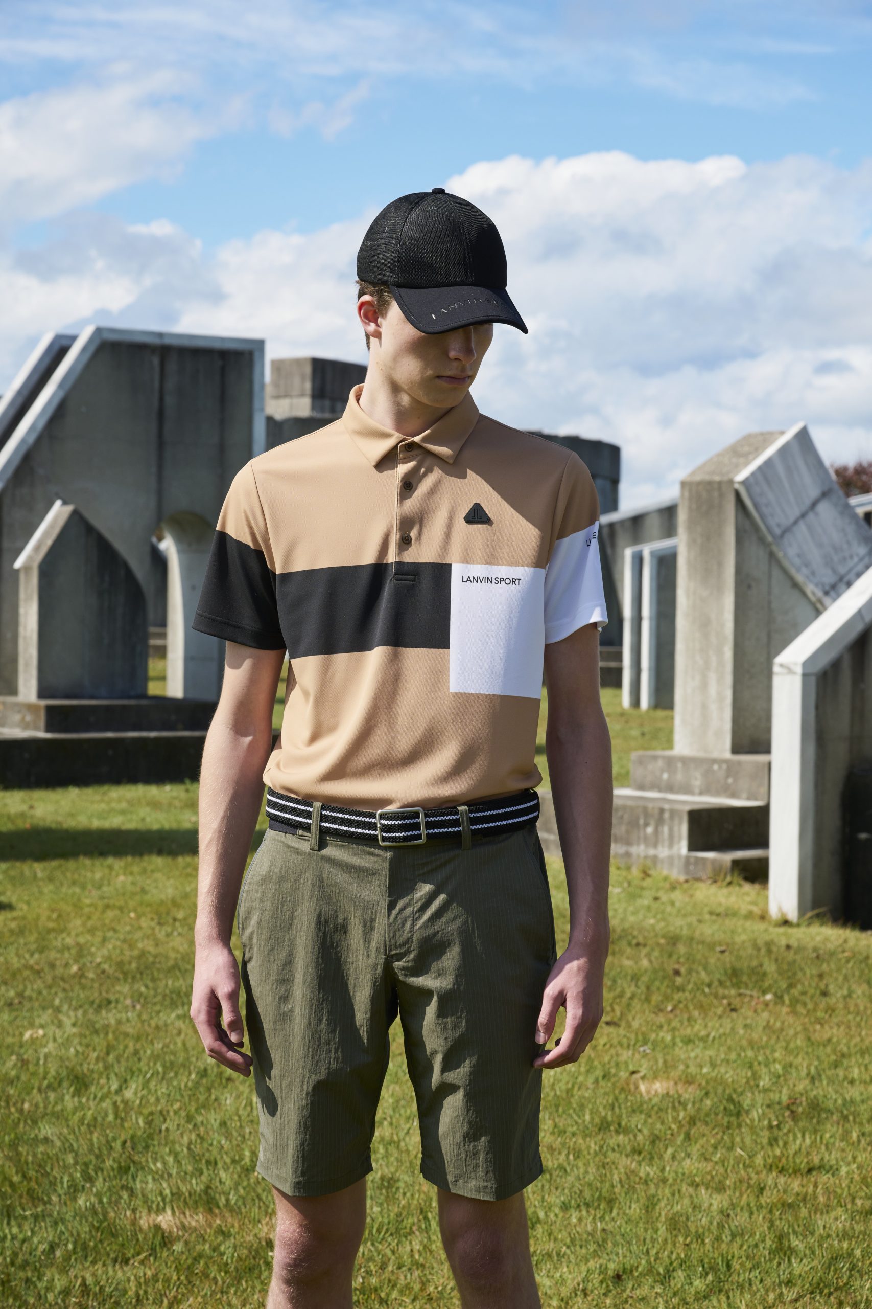 ランバン LANVIN VMV8543W6N メンズ ショートパンツ スポール 撥水 ゴルフウェア スポーツウェア 春夏秋 未使用品LANVIN SPORTメンズショートパンツ 未使用品LANVIN SPORT