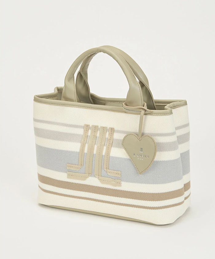 ニット使いボーダー柄カートバッグ,ゴルフ 用品 プレゼント