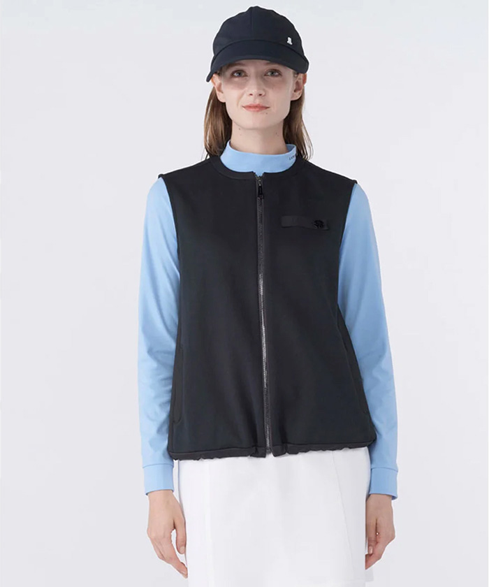 ノーカラーアウターベスト【UV】