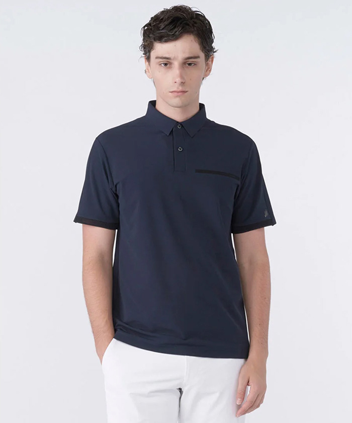 デサントで独自に開発された、レーザー裁断と超音波接着縫製によるORI-ERI（オリエリ）を採用。
これにより、襟元に高級感とシャープな印象が生まれ、洗練されたゴルフスタイルを演出します。
細部にまでこだわり、プレイ中の立ち姿も美しく見せるデザインで、プレゼントにもおすすめです。