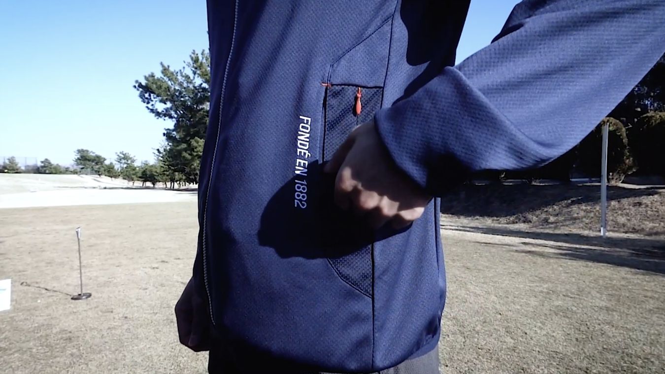 ルコック　ゴルフ　スタジャン　フェイクレザー　　中綿　毛　ジャケット　　デサント ルコックスポルティフ ゴルフ le coq sportif golf 【大きい