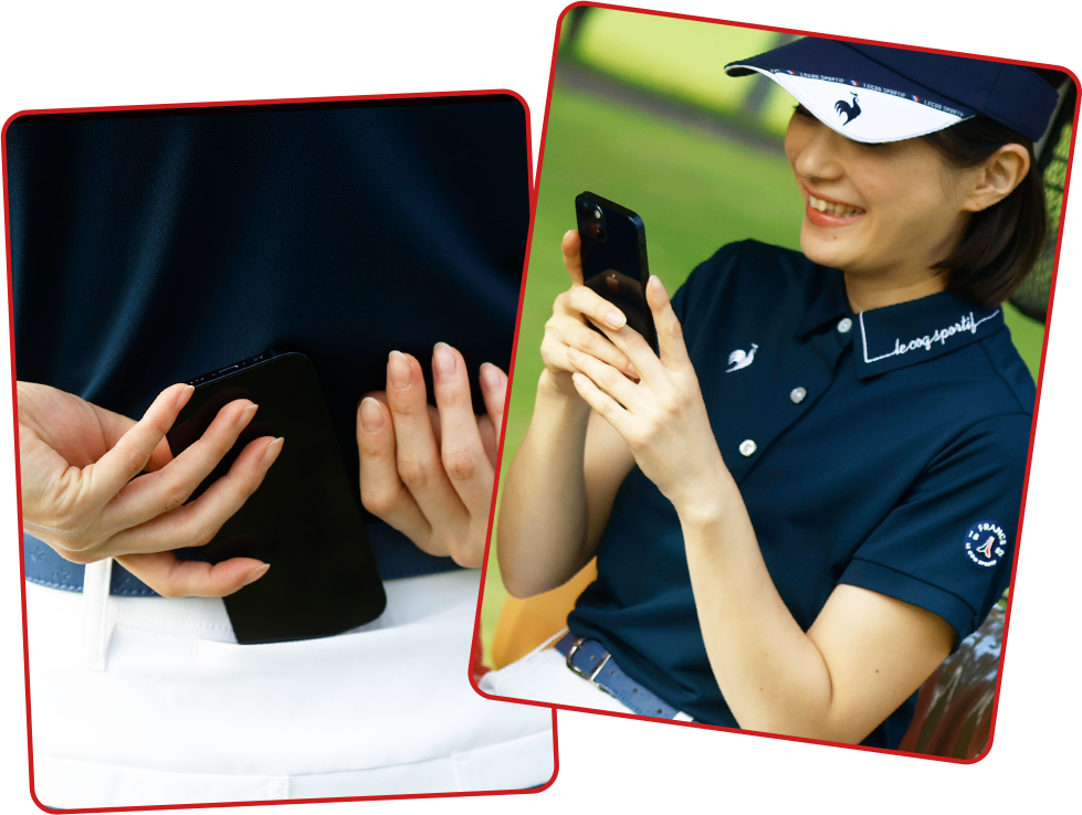 小物の出し入れをより快適に。COMFY POCKET(コンフィポケット 小物の出し入れをより快適に。COMFY POCKET(コンフィポケット
