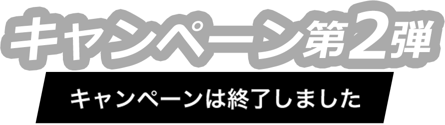 キャンペーン第2弾