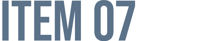 ITEM 07