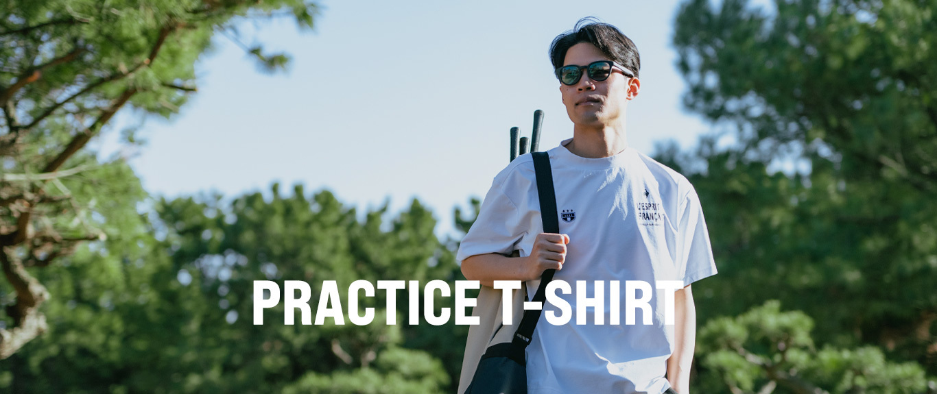 気になる汗臭、加齢臭をブロック
ゴルフ練習用Tシャツ