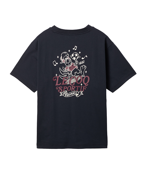 グラフィック半袖Tシャツ（メンズ） ネイビー ルコックスポルティフ Tシャツ