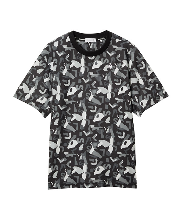 サンスクリーングラフィックTシャツ ブラック ルコックスポルティフ Tシャツ
