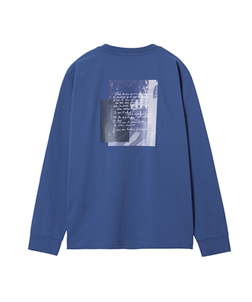 ヘランカ長袖Tシャツ ブルー UVカット 水陸両用 ウェア　おしゃれ