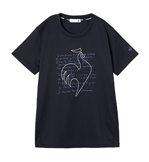 汗染み軽減 半袖Tシャツ ネイビー ヨガウェア おしゃれ