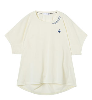 汗染み軽減 半袖Tシャツ エッグホワイト ヨガウェア おしゃれ
