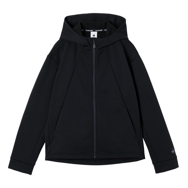 防風ストレッチワッフルボンディングアウター ネイビー 防風アウター レディース おしゃれ 着ぶくれしないアウター レディース