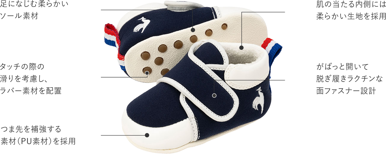 FEATUREのイメージ ファーストシューズにおすすめのベビーシューズ