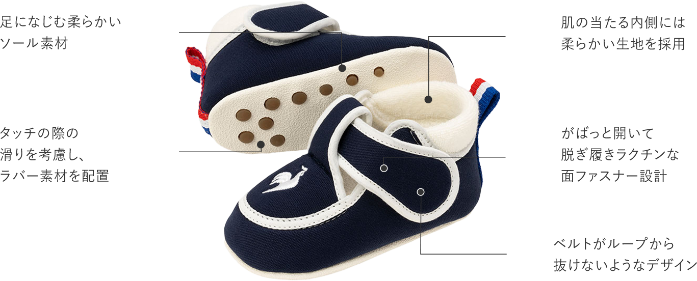 FEATUREのイメージ ファーストシューズにおすすめのベビーシューズ