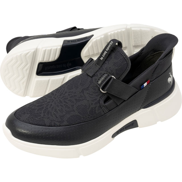 LCS ロワール ネイビー/ホワイト 幅広 スニーカー レディース コーデ 3Eワイド設計シューズ