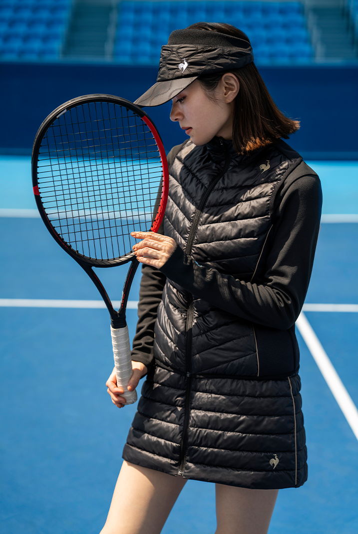 着用イメージ1 テニス ウェア レディース 冬