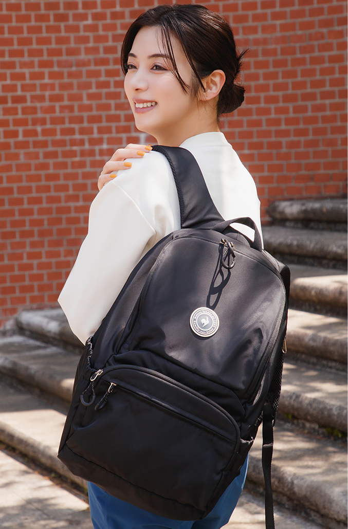 着用イメージ マザーズバッグ バックパック レディース