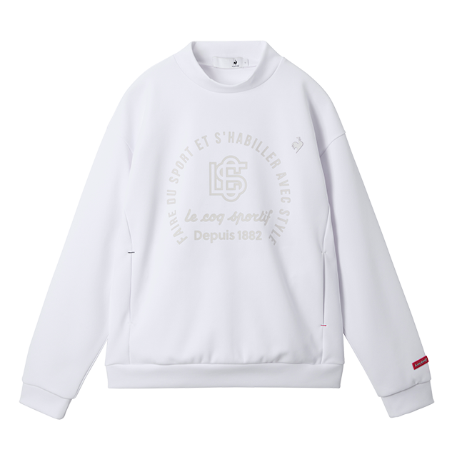 ゴルフ好きの方へ贈るクリスマスギフト 【直営店限定】モックネックロゴプルオーバー