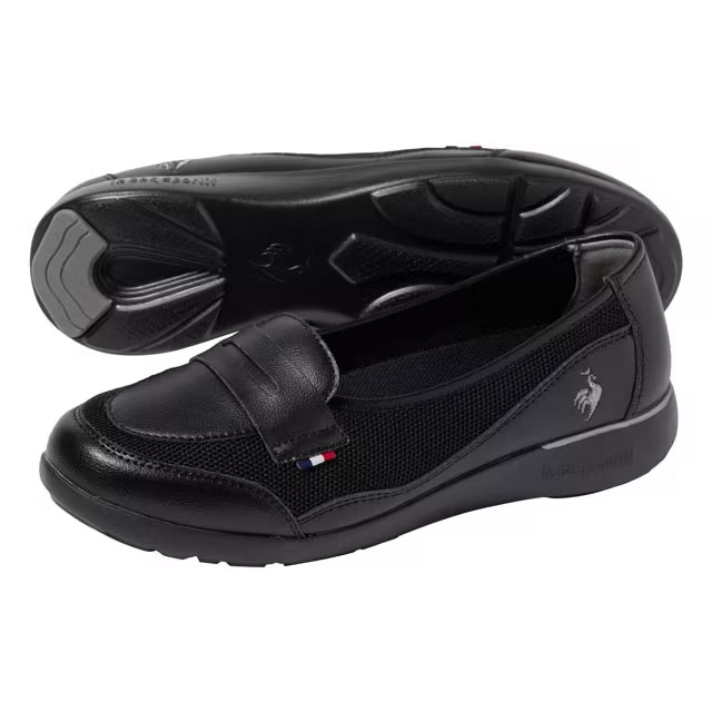 LCS ヴォーヌ ブラック/ブラック ローファースニーカー