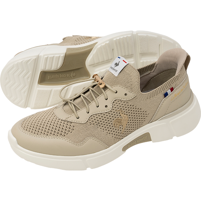 LCS ロワール 手を使わずに履けるルコックのレディーススニーカー　さっと履けるネクステップ