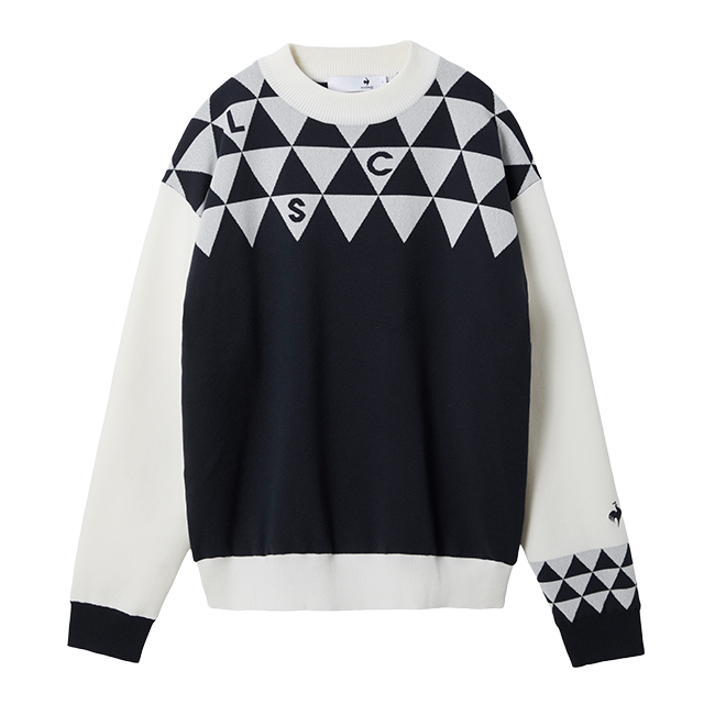 ゴルフ好きの方へ贈るクリスマスギフト 裏地付き防風モックネックセーター