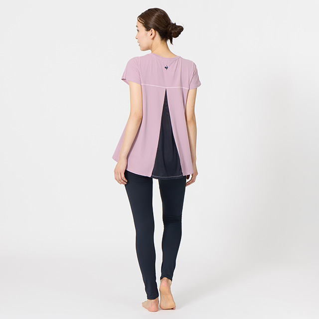 UVカット(UPF50+)機能付きのレディーススポーツタイツ。ヨガやピラティスにおすすめなルコックスポルティフのロングタイツ