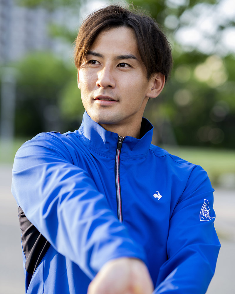 島袋将着用のLCS Essentialクロスジャケットおしゃれなメンズスポーツウェア