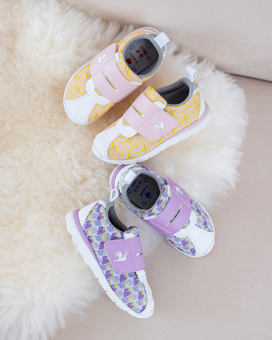 ルコックスポルティフの[LCS モンペリエ VI F ART] キッズシューズ LCS LORRAINE