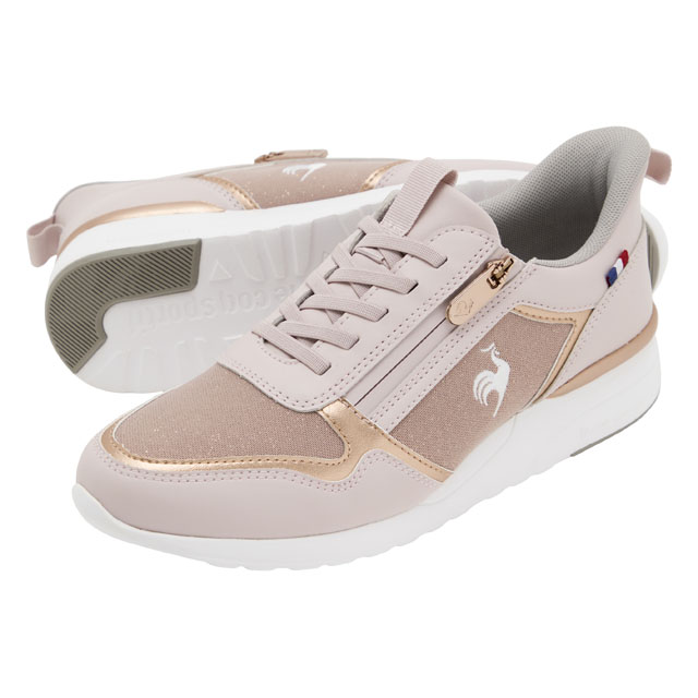 LCS シャルテ リフト SI ピンク/ホワイト ヒールアップスニーカー　レディース、大人女子ににおすすめの上品スニーカー