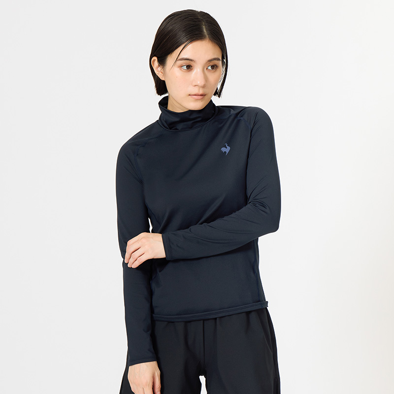 ランニングウェア　レディース　おすすめアイテム UVカットハイネック長袖インナーシャツ_レディース ウォーキングウェア