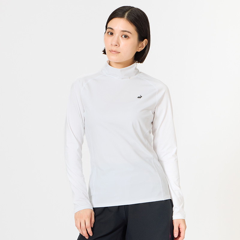 ランニングウェア　レディース　おすすめアイテム UVカットハイネック長袖インナーシャツ_レディース ウォーキングウェア