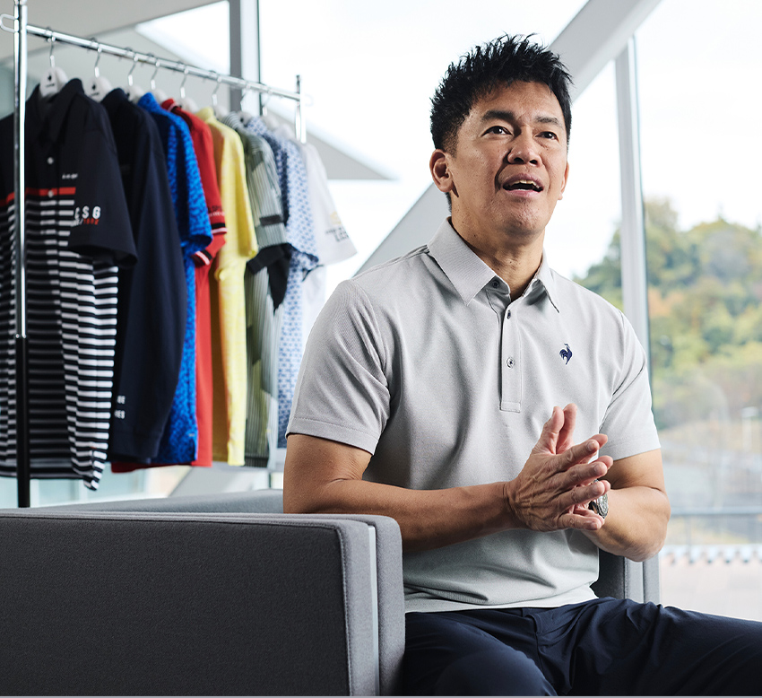 新作ゴルフウェアを着用してみて