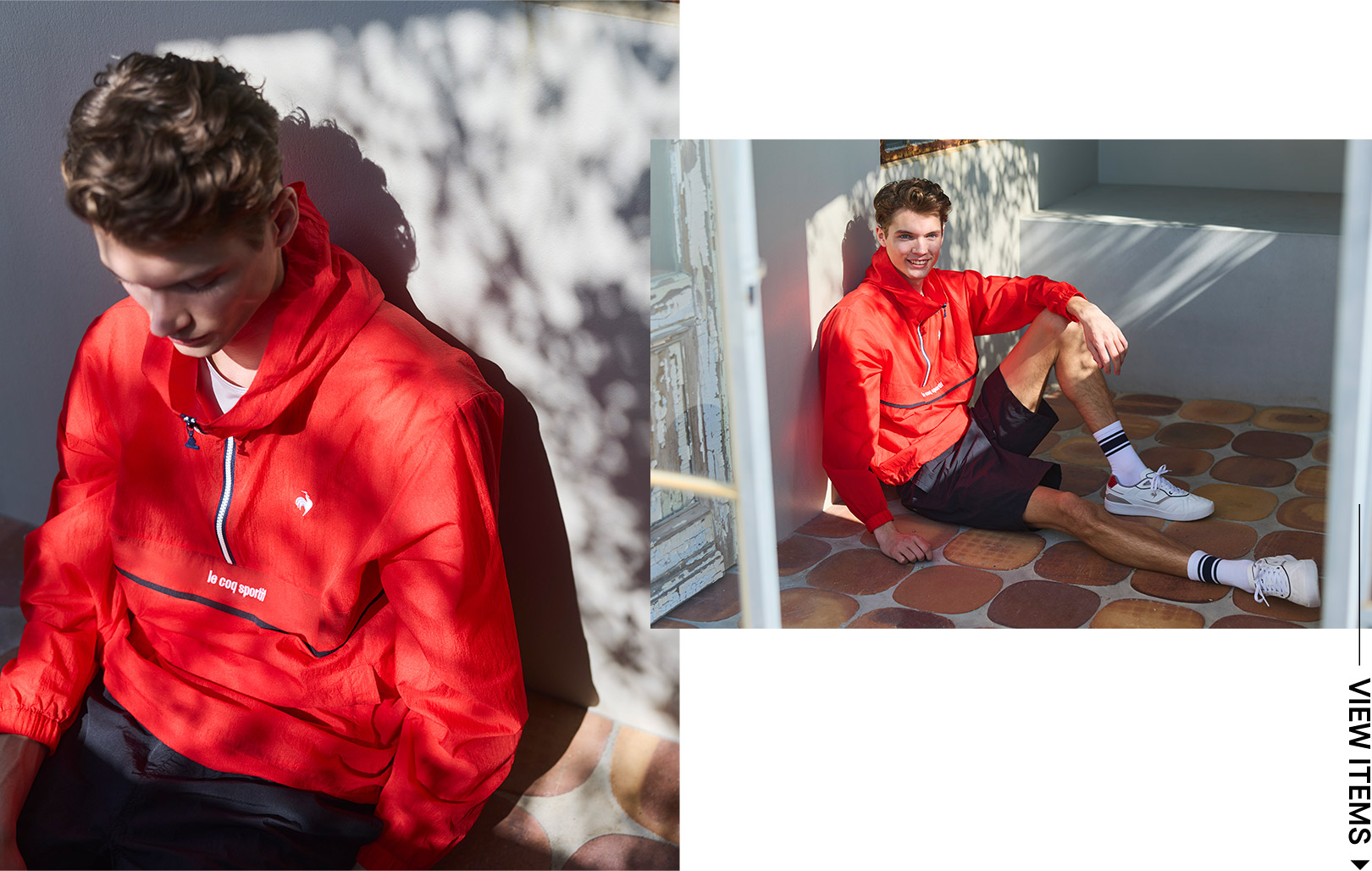 大人のスポーツカジュアルコーデ