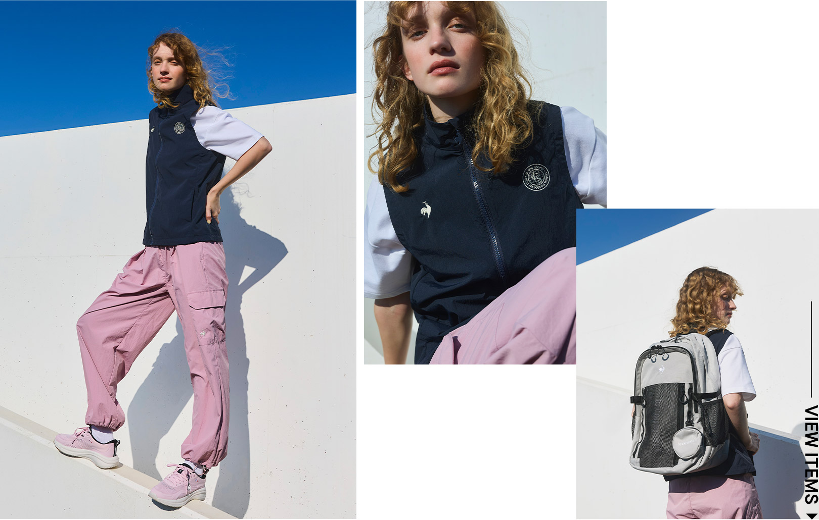 大人のスポーツカジュアルコーデ