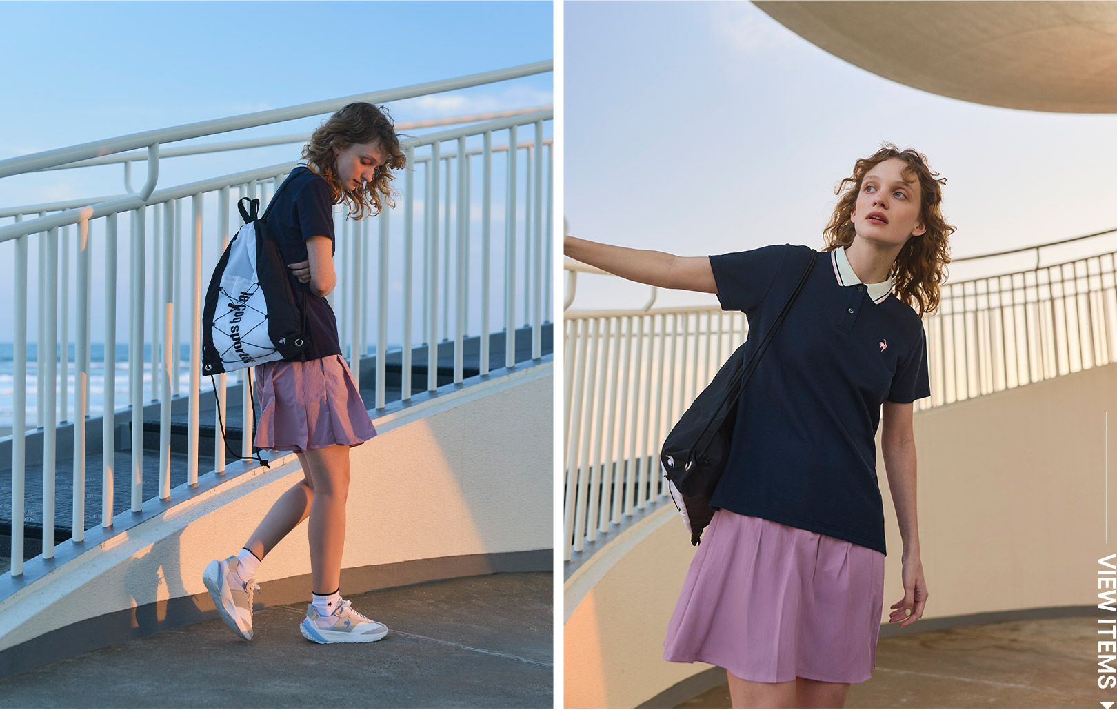 大人のスポーツカジュアルコーデ