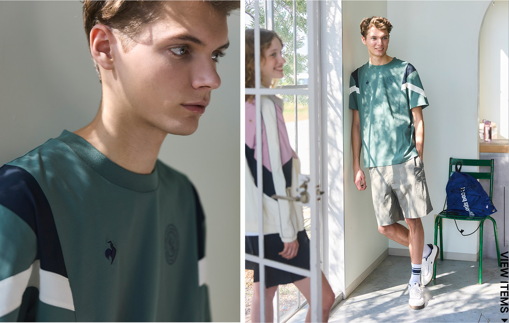 大人のスポーツカジュアルコーデ