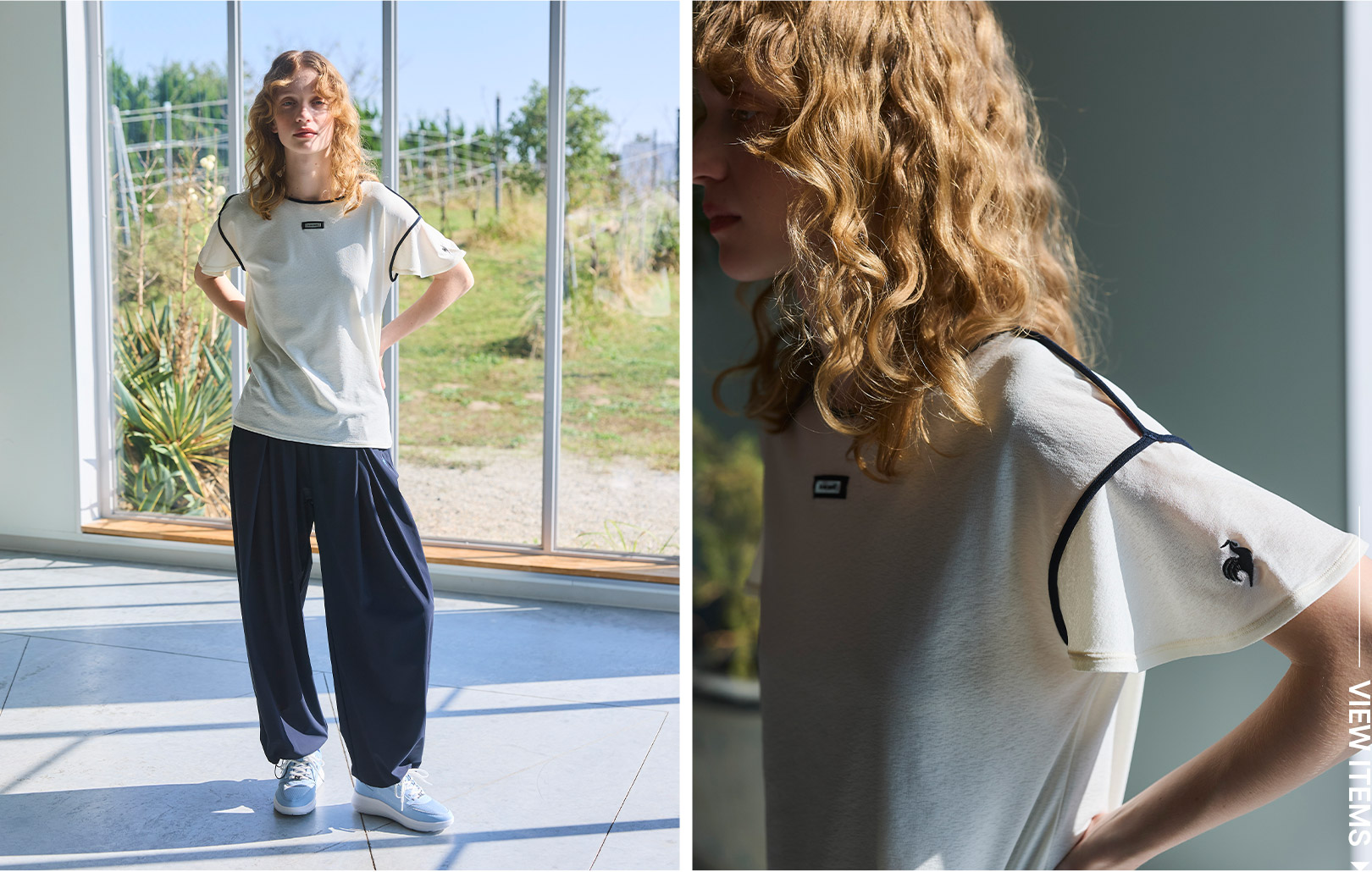 大人のスポーツカジュアルコーデ