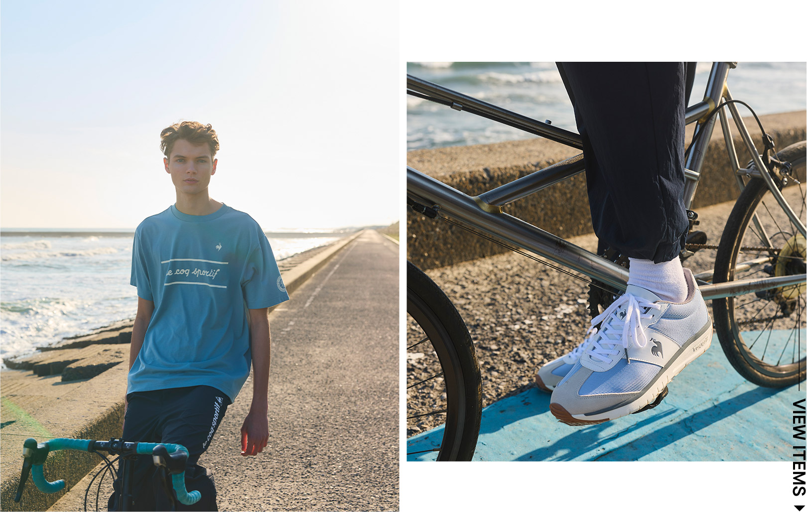 大人のスポーツカジュアルコーデ