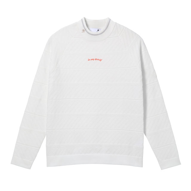 ゴルフウェア レディース モックネックセーター