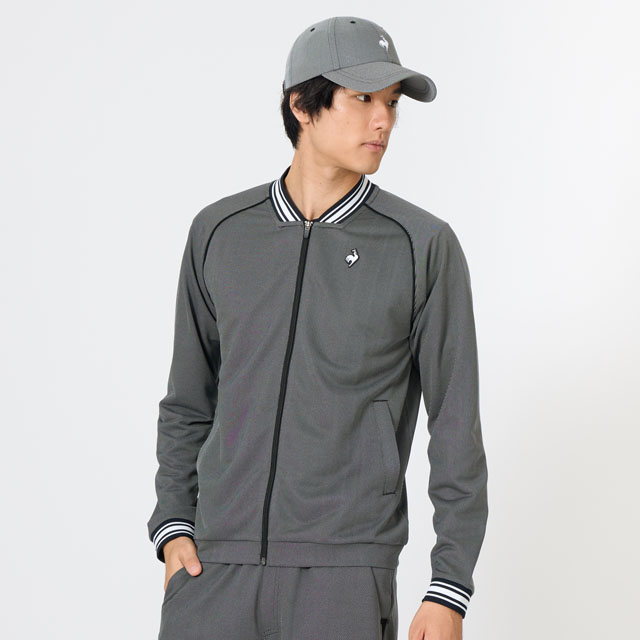 テニスウェア レディース おしゃれなデニムライクボンバージャケット